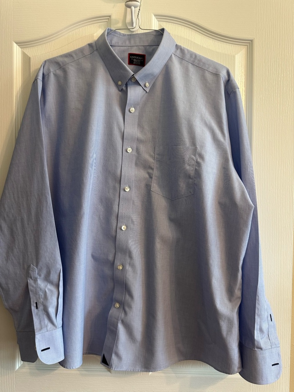 UNTUCKit Men’s Button-Down Oxford Shirt in Light Blue